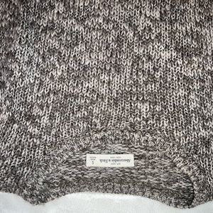 Abercrombie knit sweater in grey/nude/white